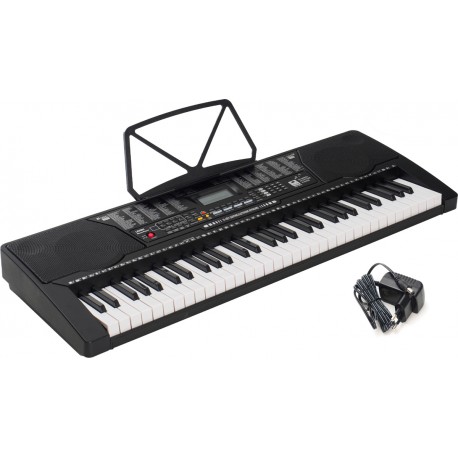 Tastiera arranger Keyboard 61 Tasti Luminosi M-tunes MTL-91M Nero