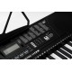 Clavier arrangeur Keyboard 61 Touches Lumineuses M-tunes MTL-91M Noir