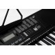 Digital 61 Leucht Tasten Keyboard E-Piano M-tunes MTL-91M Schwarz
