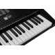 Electronic Keyboard 61 Keys Lighted M-tunes MTL-91M Black