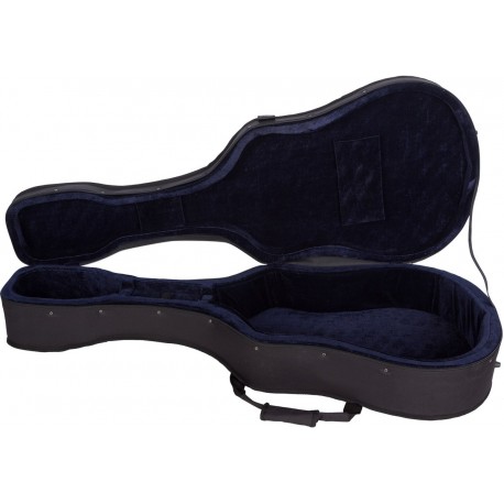 Custodia in schiuma per chitarra classica Classic 4/4 M-case Nero - Blu Marino