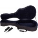 Foam case for acoustic guitar 4/4 Classic M-case Black - Navy Blue