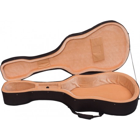 Custodia in schiuma per chitarra acustica Classic 4/4 M-case Nero, Beige-Beige