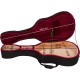 Custodia in schiuma per chitarra acustica Classic 4/4 M-case Nero, Borgogna-Beige