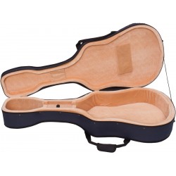 Gitarrenkoffer Schaumstoff für akustische gitarre 4/4 Classic M-case Marineblau, Beige-Beige