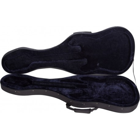 Foam case for electric guitar 4/4 Classic M-case Black - Navy Blue