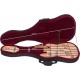 Custodia in schiuma per chitarra elettrica Classic 4/4 M-case Nero, Borgogna-Beige