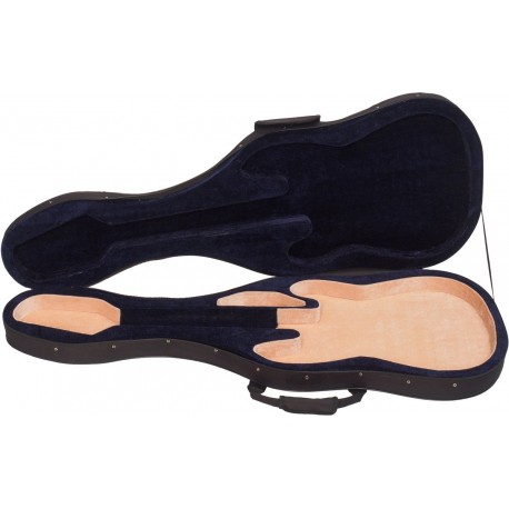 Custodia in schiuma per chitarra elettrica Classic 4/4 M-case Nero, Blu Marino-Beige