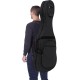 Custodia in schiuma per chitarra elettrica Classic 4/4 M-case Nero, Blu Marino-Beige