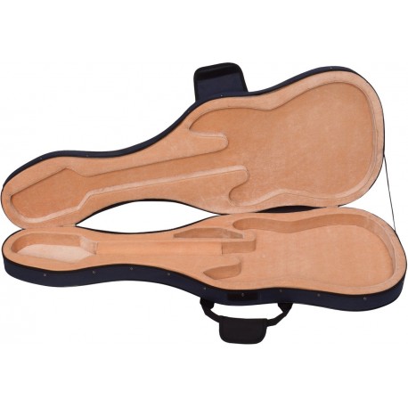 Estuche de espuma para guitarra electrica Classic 4/4 M-case Azul Marino, Beige-Beige