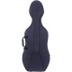 Estuche de espuma para violonchelo Classic 4/4 M-case Azul Marino, Borgoña-Beige