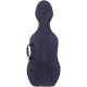 Étui en mousse pour de violoncelle Classic 4/4 M-case Bleu Marine, Bordeaux-Beige