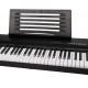Elektronische tragbares Piano M-tunes mtDP-881 Schwarz E-Piano