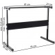 Supporto a forma di H per tastiera elettronica, tipo H M-tunes mtH-01 Nero