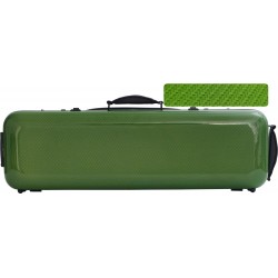 Fiberglass violin case Safe Oblong 4/4 M-case Green Special