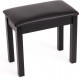 Banqueta, Asiento, Taburete para teclado electrónico M-tunes mtL-03bk Negro
