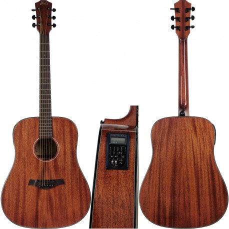 Chitarra acustica elettrificata 4/4 41" M-tunes MTFM488E