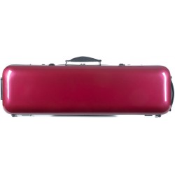 Estuche de violin fibra de vidrio Safe Oblong 4/4 M-case Borgoña Brillante