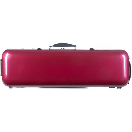 Custodia per violino Fibra di vetro Safe Oblong 4/4 M-case Borgogna Lucente