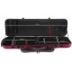 Custodia per violino Fibra di vetro Safe Oblong 4/4 M-case Borgogna Lucente
