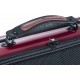 Fiberglass violin case Safe Oblong 4/4 M-case Burgundy Shiny