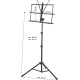 Supporto per spartiti musicali M-tunes mtS-110 Nero