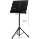Supporto per spartiti musicali M-tunes mtS-504WO Nero