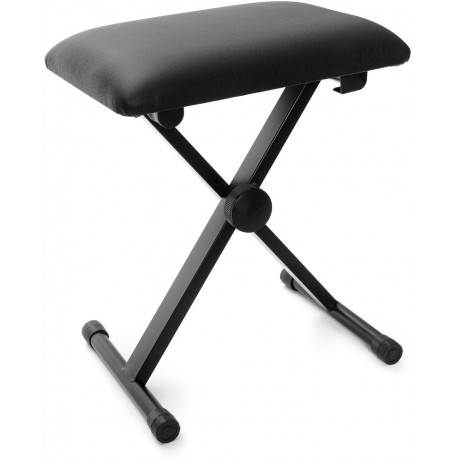 Bench, Seat, Stool, Chair for piano and electronic keyboard M-tunes mtL-01bk Black