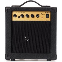 Combo per chitarra, amplificatore, altoparlante M-tunes mtG-10S Nero - Oro