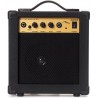 Combo per chitarra, amplificatore, altoparlante M-tunes mtG-10S Nero - Oro