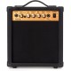 Combo de guitarra, amplificador, altavoz M-tunes mtG-15E Negro - Oro