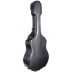 Shaped acoustic guitar case Fiberglass 41" UltraLight 4/4 M-case Black Point