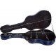 Shaped acoustic guitar case Fiberglass 41" UltraLight 4/4 M-case Navy Blue