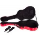 Estuche de guitarra acústica 41" fibra de vidrio UltraLight 4/4 M-case Rojo