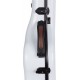 Shaped acoustic guitar case Fiberglass 41" UltraLight 4/4 M-case White
