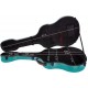 Shaped classical guitar case Fiberglass 39" UltraLight 4/4 M-case Green Sea