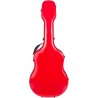 Shaped classical guitar case Fiberglass 39" UltraLight 4/4 M-case Red