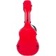 Gitarrenkoffer Gitarrenkasten Case Glasfaser für klassische gitarre 39" UltraLight 4/4 M-case Rot