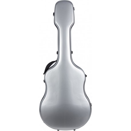 Estuche de guitarra clásica 39" fibra de vidrio UltraLight 4/4 M-case Plata