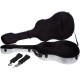 Estuche de guitarra clásica 39" fibra de vidrio UltraLight 4/4 M-case Plata