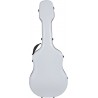 Gitarrenkoffer Gitarrenkasten Case Glasfaser für klassische gitarre 39" UltraLight 4/4 M-case Weiß