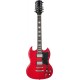 Guitarra eléctrica SG 12 cuerdas M-tunes MTR240-12 Double Cut Style