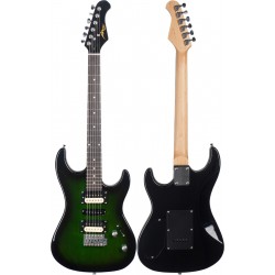 Guitarra eléctrica Superstrat M-tunes MTS212R ST Style
