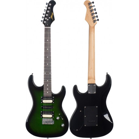Guitarra eléctrica Superstrat M-tunes MTS212R ST Style