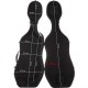 Étui en fibre de verre Fiberglass pour violoncelle UltraLight 4/4 M-case Noir