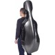 Étui en fibre de verre Fiberglass pour violoncelle UltraLight 4/4 M-case Noir Point