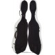 Estuche de violonchelo fibra de vidrio UltraLight 4/4 M-case Blanco