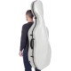 Custodia per violoncello Fibra di vetro UltraLight 4/4 M-case Bianco