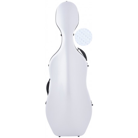 Estuche de violonchelo fibra de vidrio UltraLight 4/4 M-case Plata Special