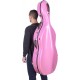 Étui en fibre de verre pour violoncelle Fiberglass Classic 4/4 M-case Rose